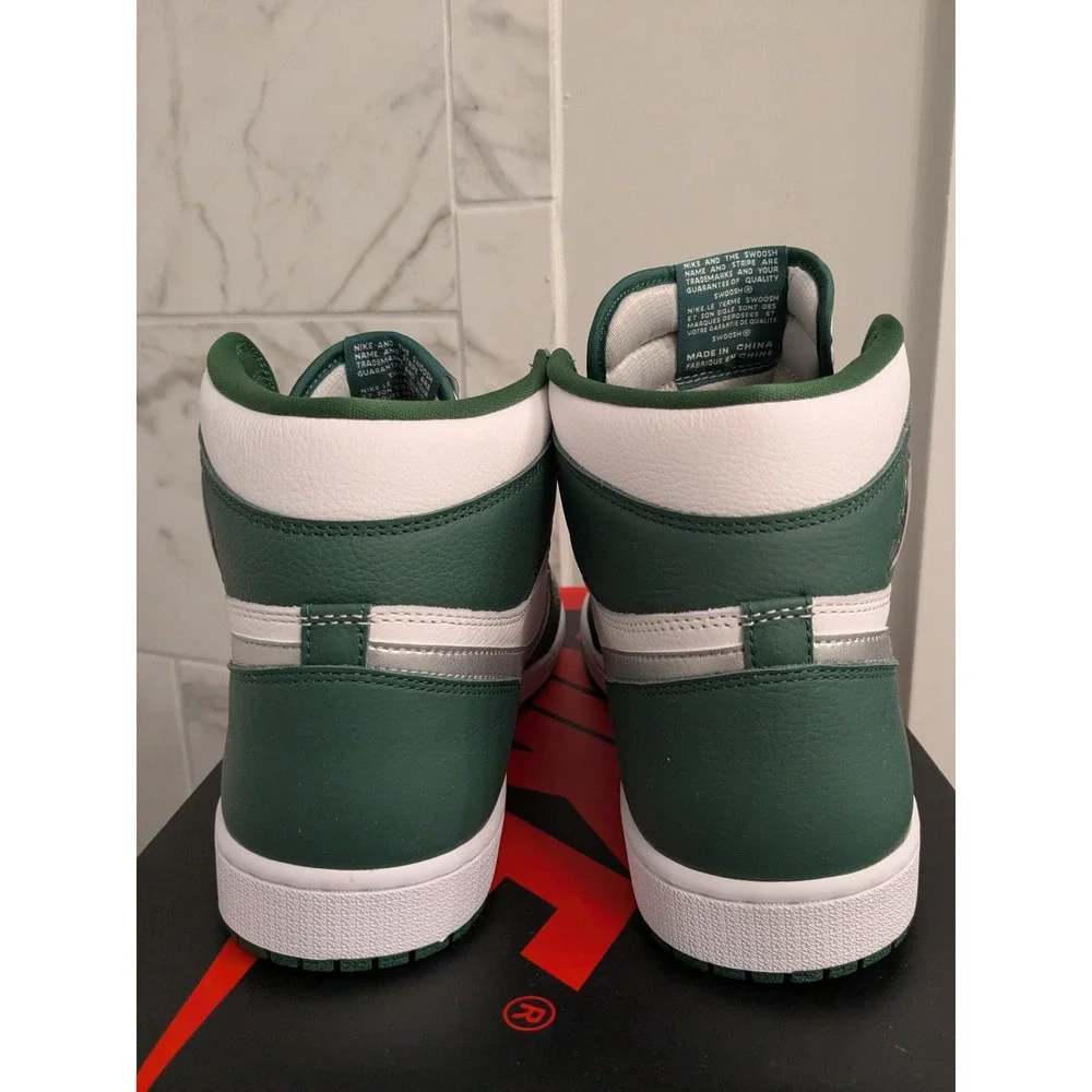Air Jordan 1 Retro High OG‎ Gorge Green Metallic Silver DZ5485-303 Size 14